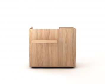 ▷ Comptoir magasin : Noir Blanc Bois - Choisir meuble caisse