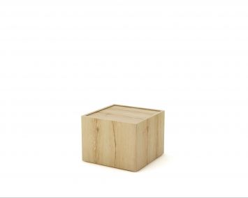 petit podium carré en bois de présentation