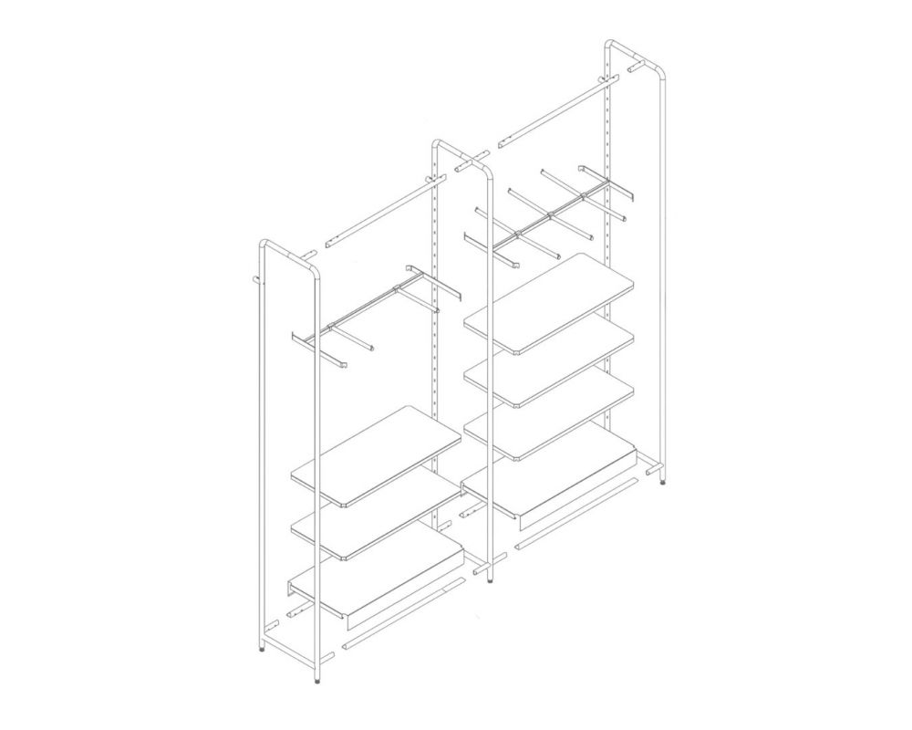 Plan installation système mural