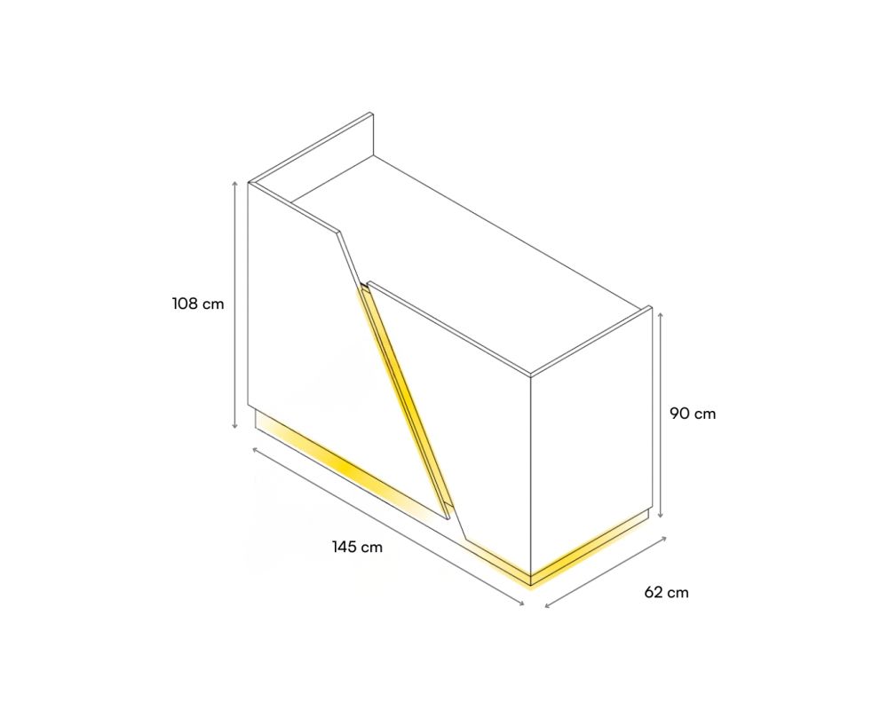 Schéma comptoir caisse