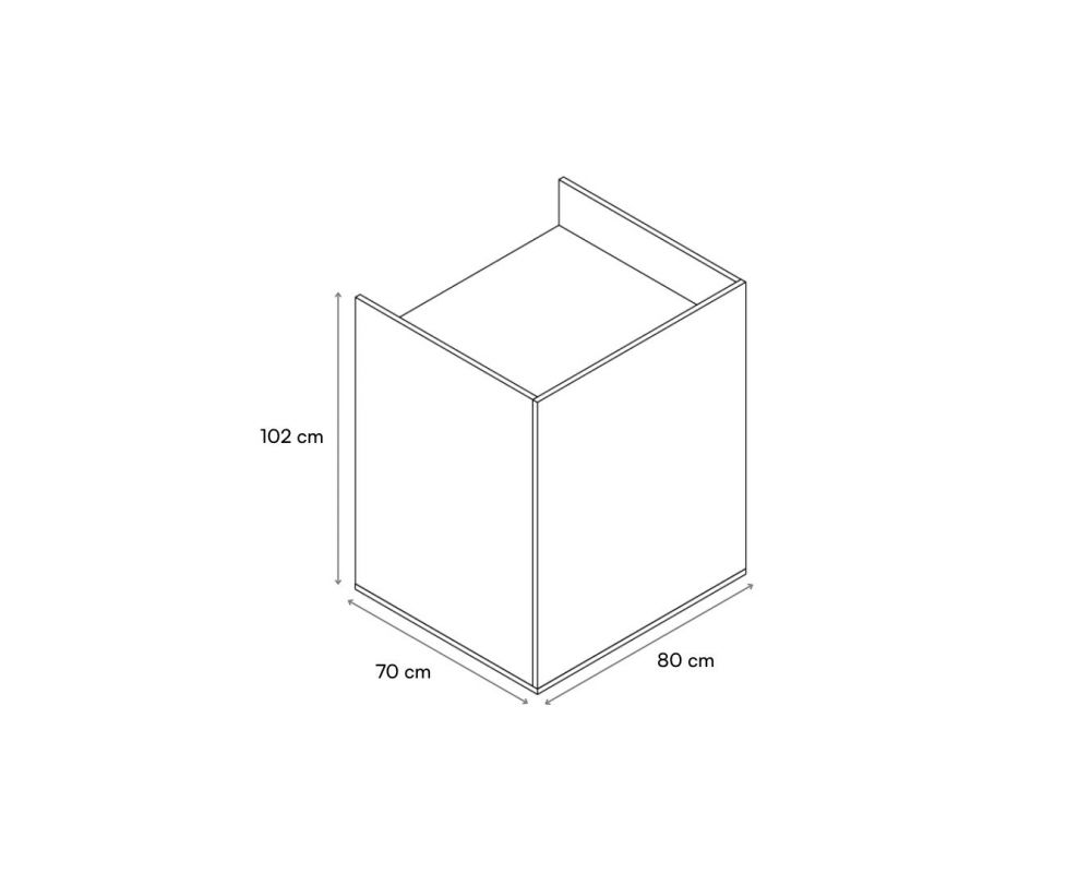 Mini comptoir 80cm Ligne Zero