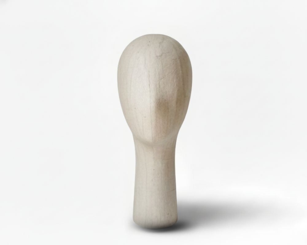 Tête Display en Papier mâché