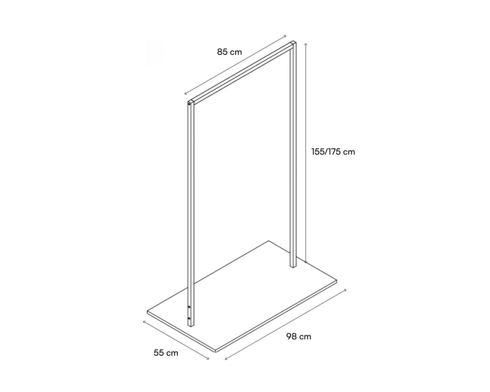 Portant 98 cm RainbowClassic