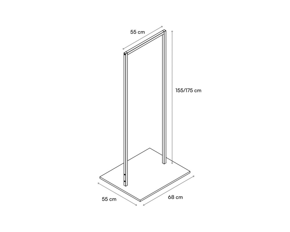 Portant 68 cm Rainbow Classic