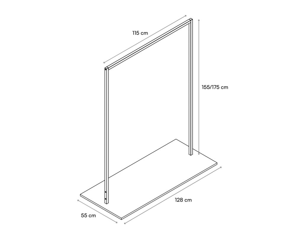 Portant 128 cm Rainbow Classic