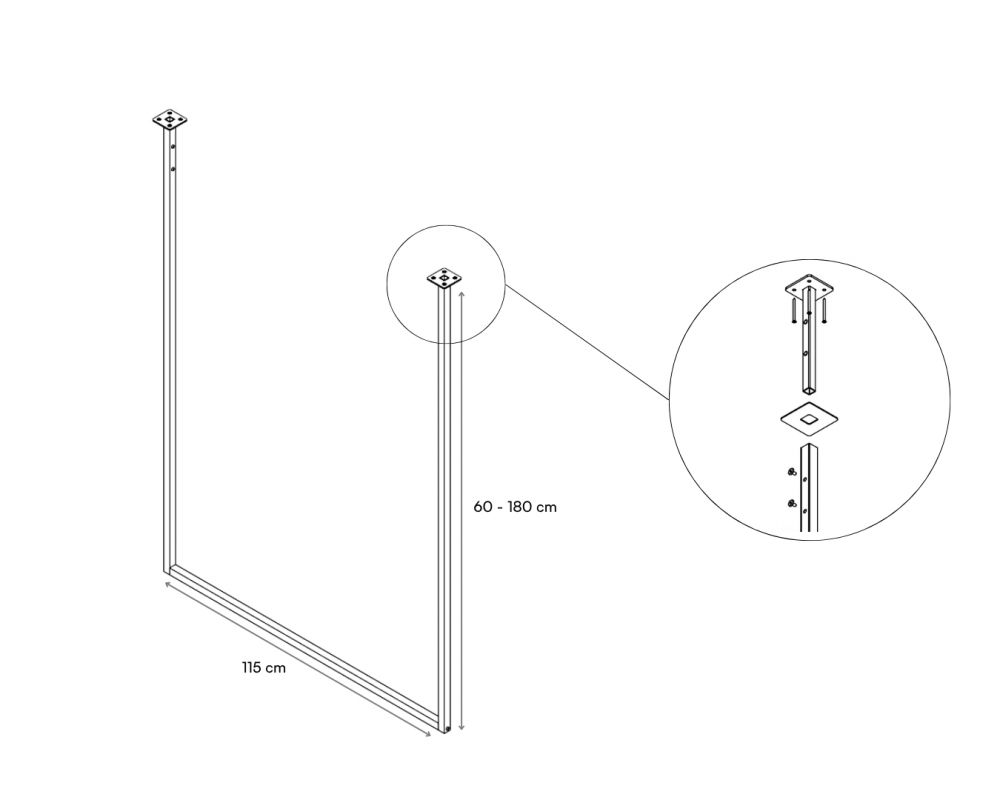 Suspension pour vêtements 