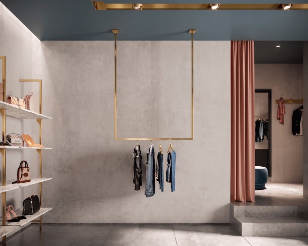 Portant suspendu L. 85 cm Luxe