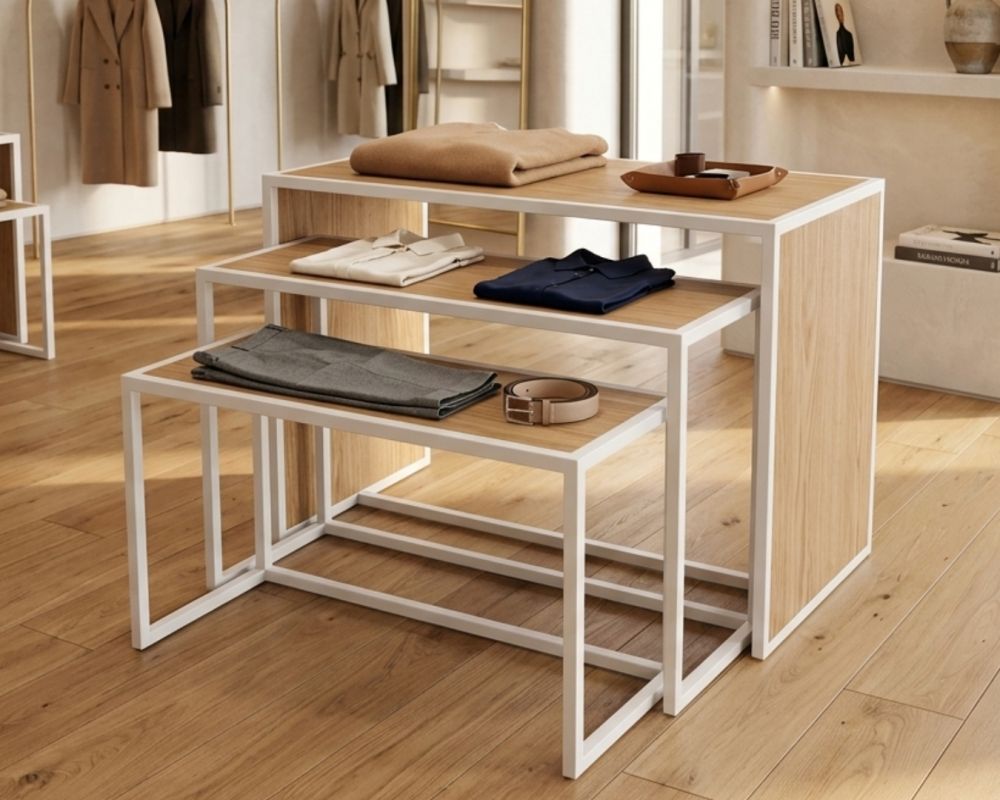 Set de 3 tables gigognes Rainbow